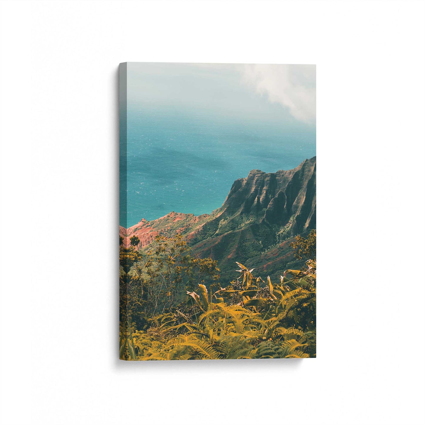 [Color:Stretched Canvas], Picture of art at an angle