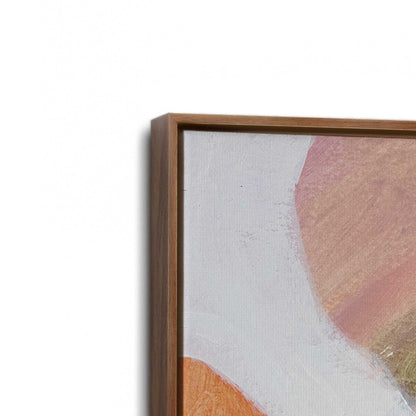 [Color:Walnut], Picture of art in a Walnut frame at an angle