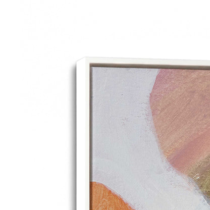 [Color:Opaque White], Picture of art in a White frame at an angle