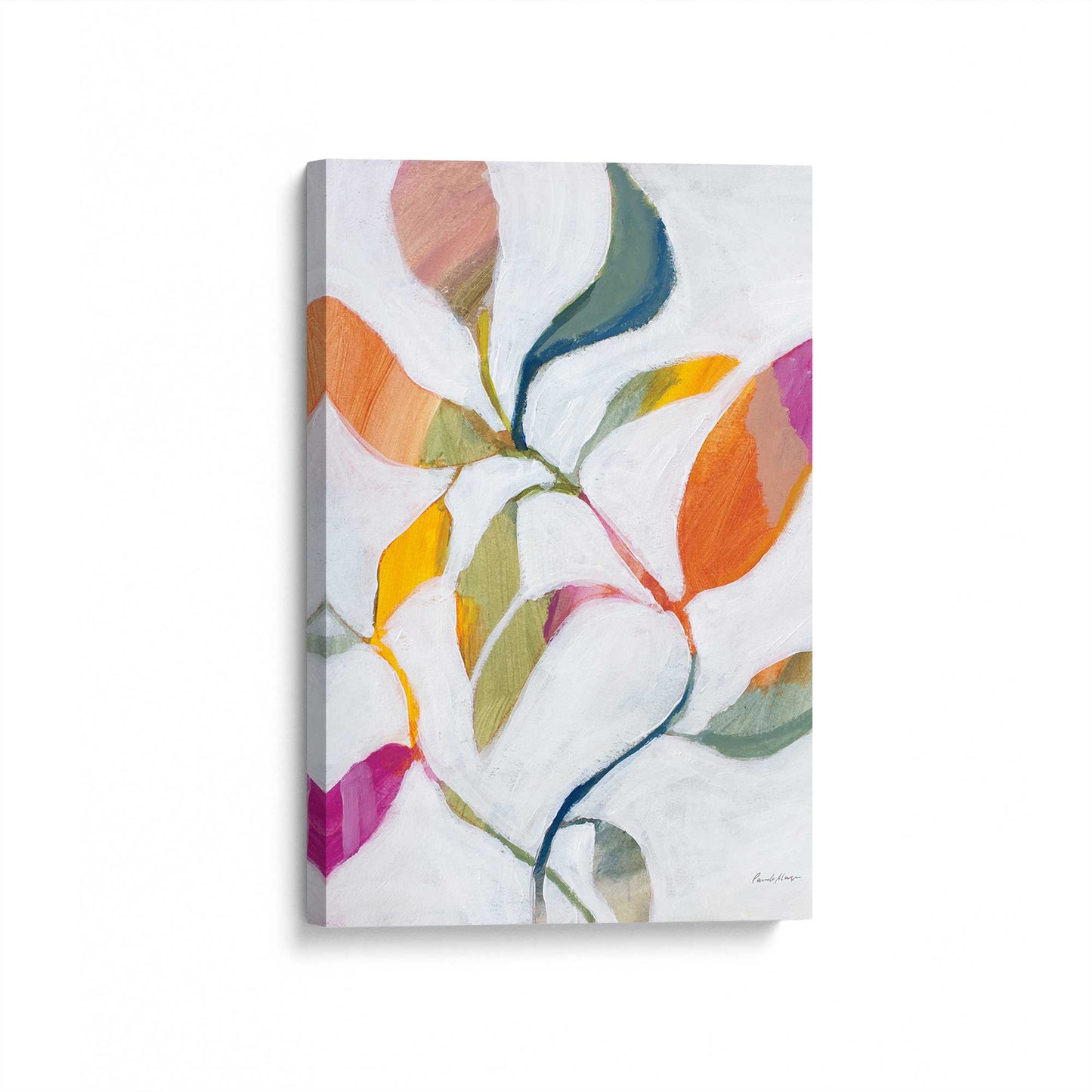 [Color:Stretched Canvas], Picture of art at an angle