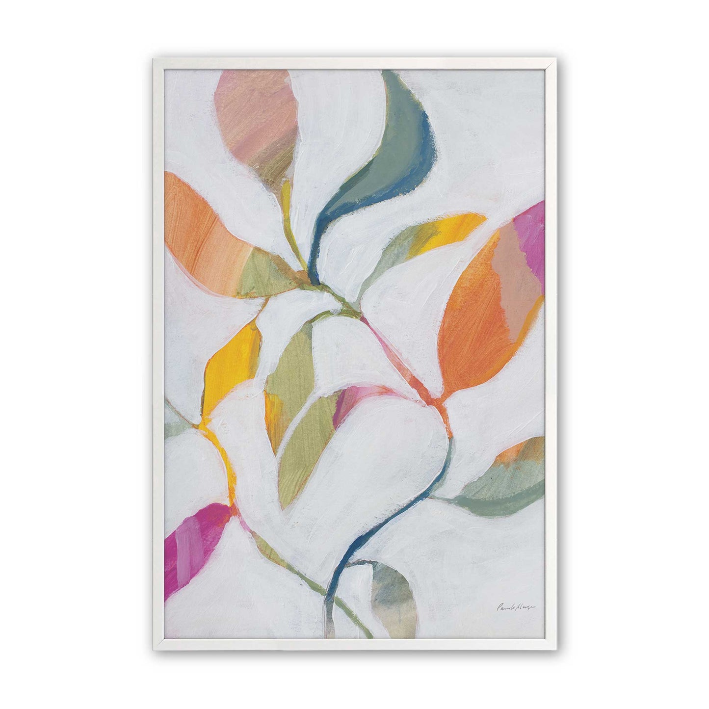 [Color:Opaque White], Picture of art in a Opaque White frame
