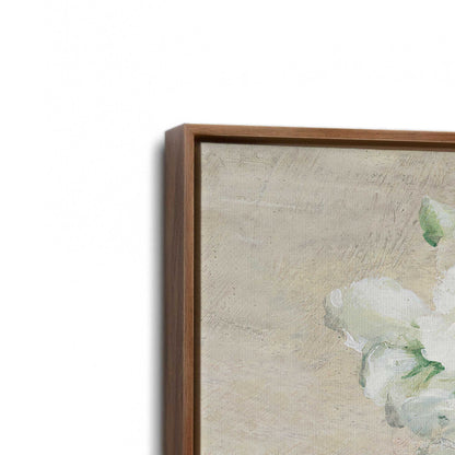 [Color:Walnut], Picture of art in a Walnut frame at an angle