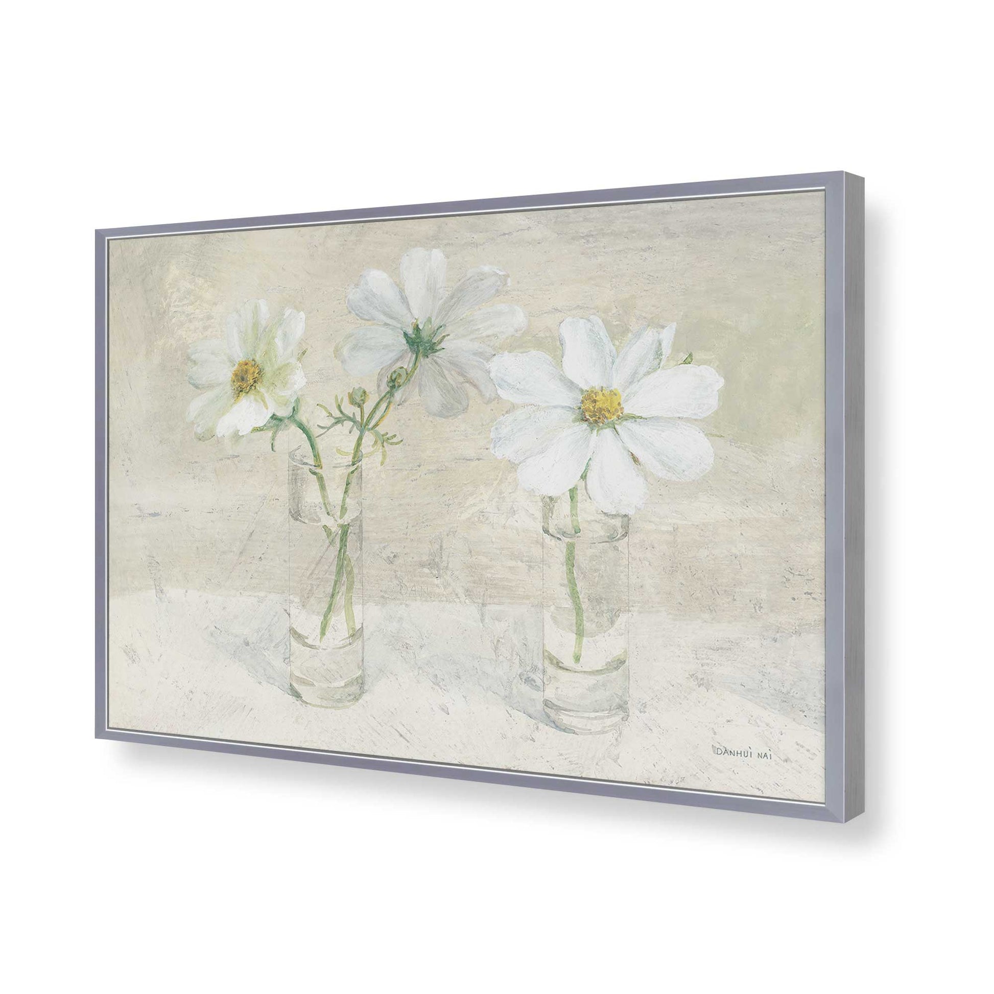 [Color:Polished Chrome], Picture of art in a Polished Chrome frame of the corner