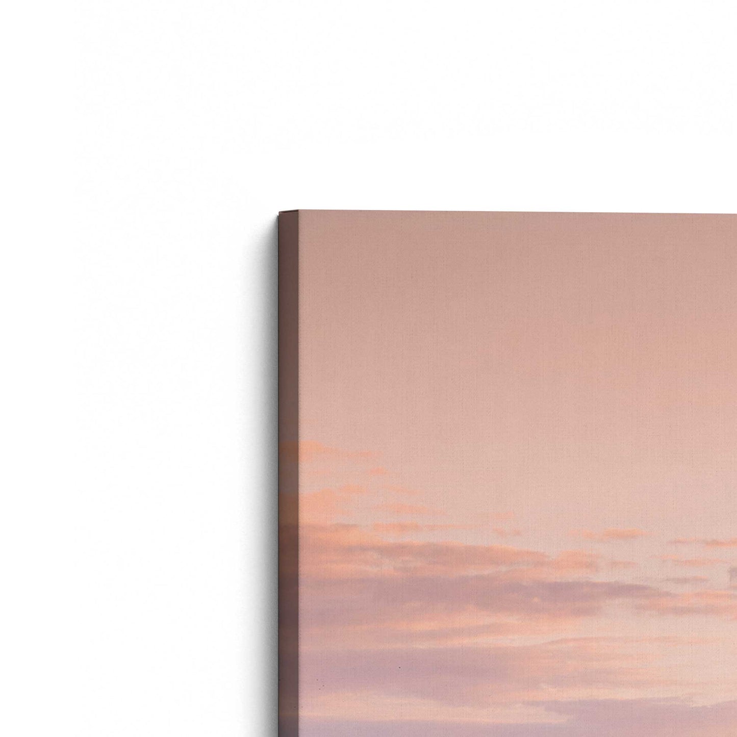 [Color:Stretched Canvas], Picture of the corner of the art