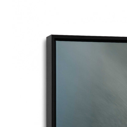 [Color:Satin Black], Picture of art in a Satin Black frame at an angle