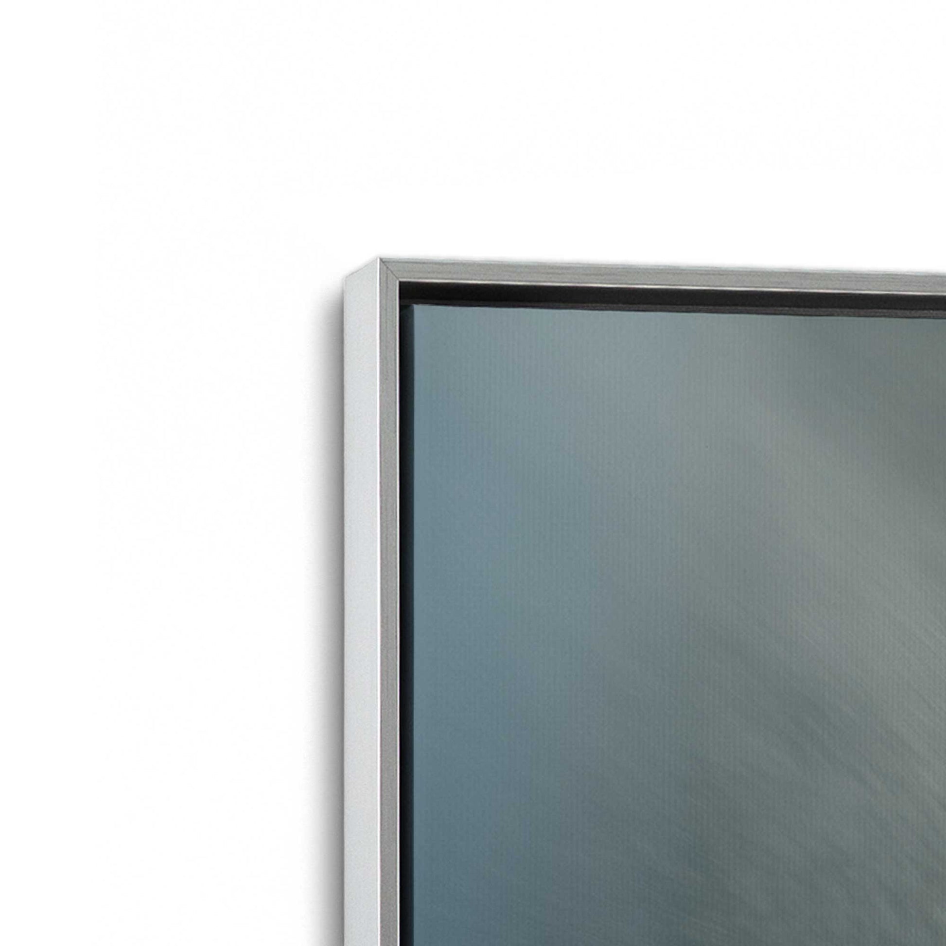 [Color:Polished Chrome], Picture of art in a Polished Chrome frame at an angle