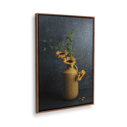 [Color:Walnut], Picture of the corner of the art