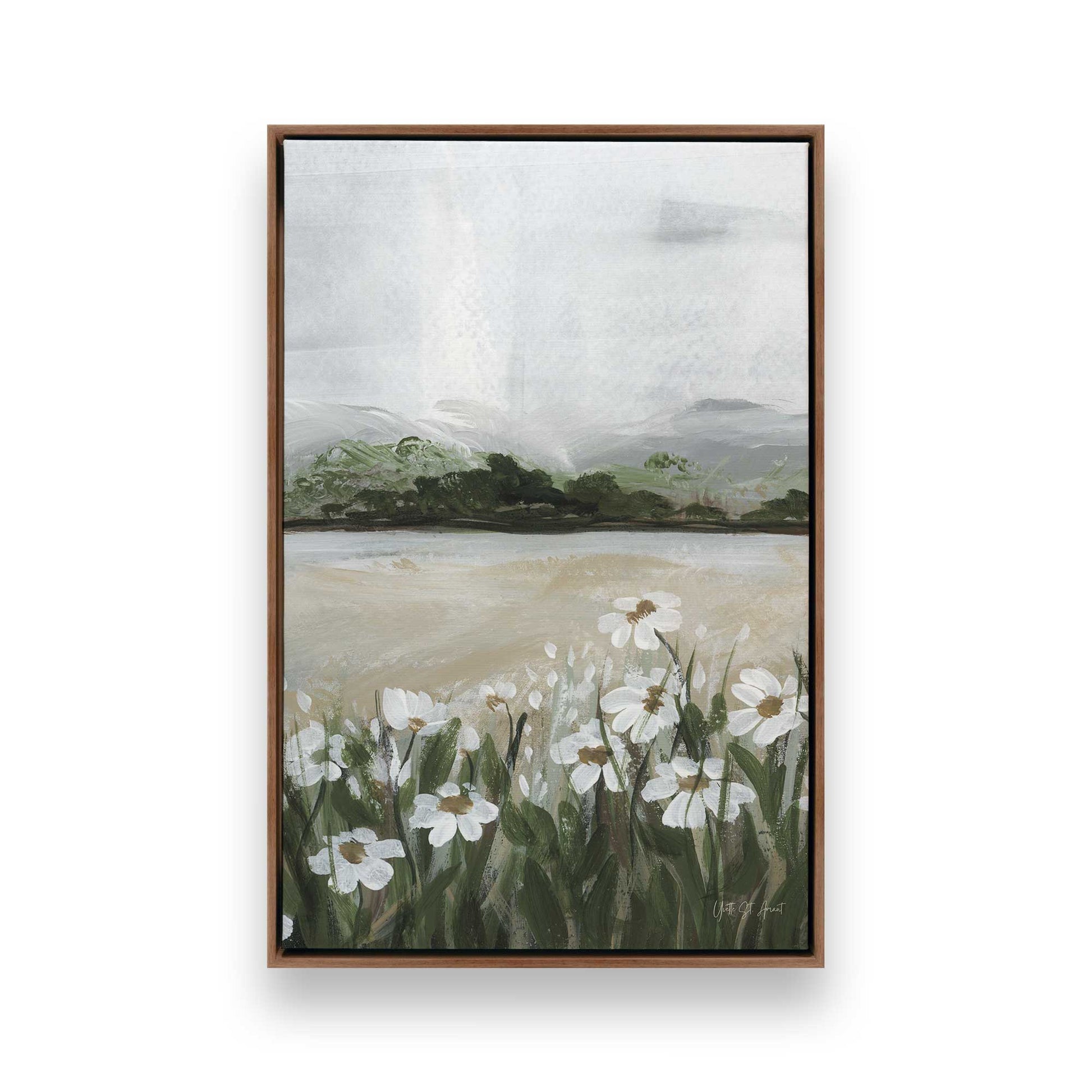 [Color:Walnut], Picture of art in a Walnut frame