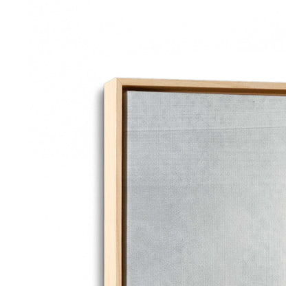 [Color:American Maple], Picture of art in a American Maple frame at an angle