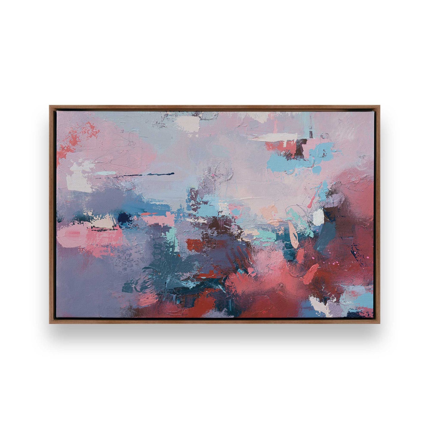 [Color:Walnut], Picture of art in a Walnut frame