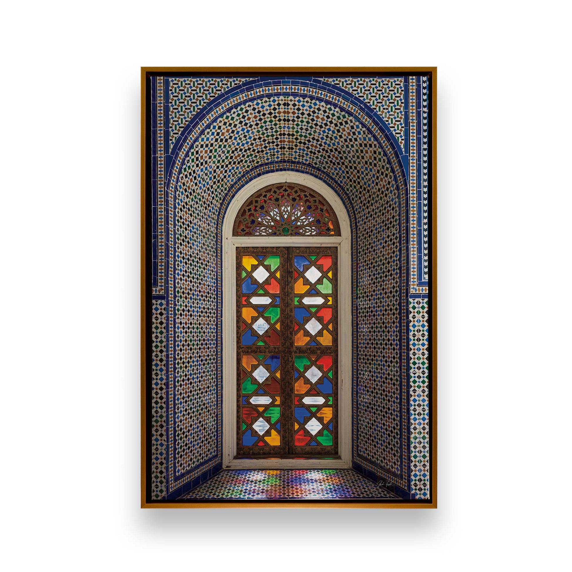 [Color:Polished Gold], Picture of art in a Polished Gold frame