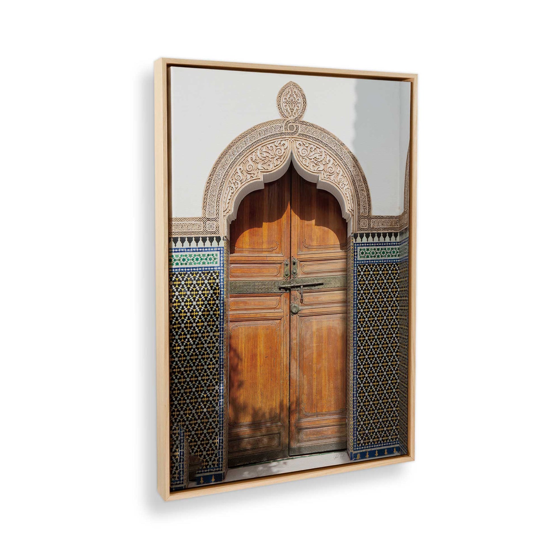[Color:American Maple], Picture of the corner of the art