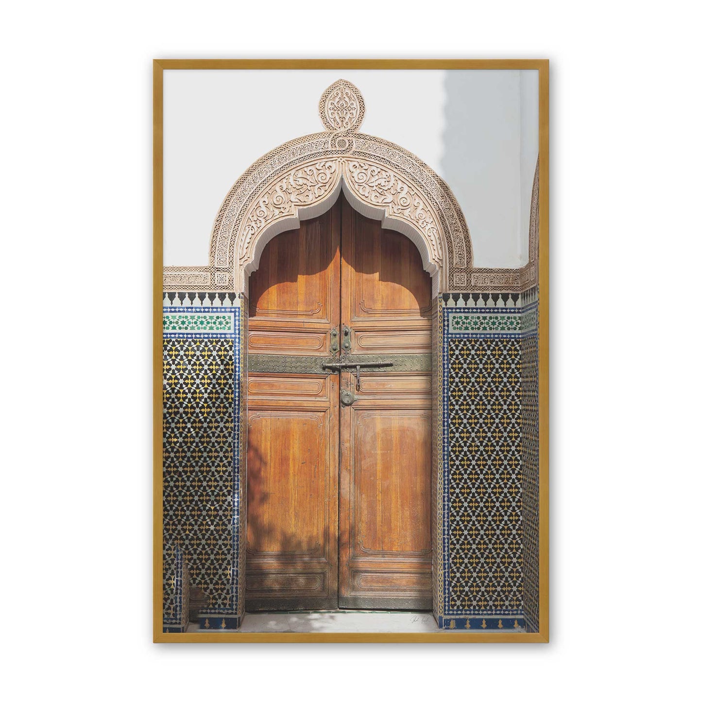 [Color:Polished Gold], Picture of art in a Polished Gold frame