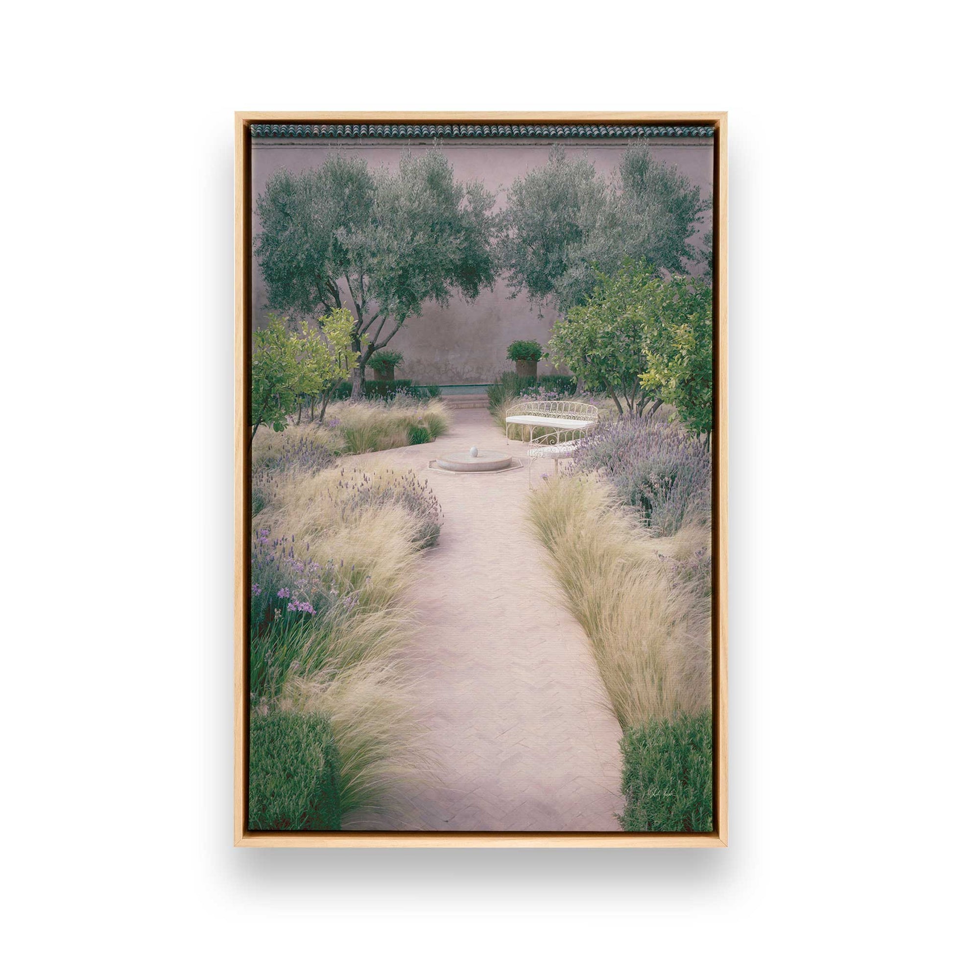 [Color:American Maple], Picture of art in a American Maple frame