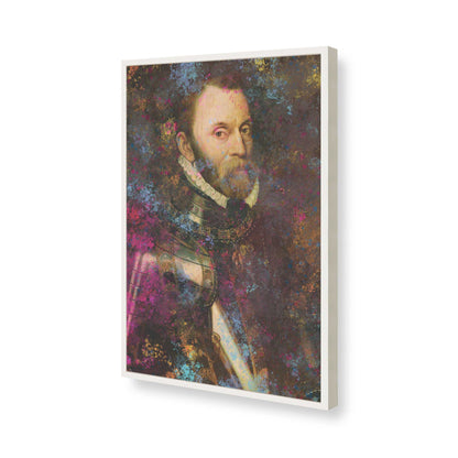 [Color:Opaque White], Picture of art in a Opaque White frame of the corner