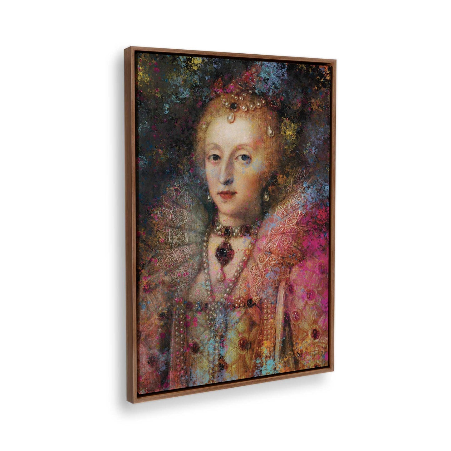 [Color:Walnut], Picture of the corner of the art