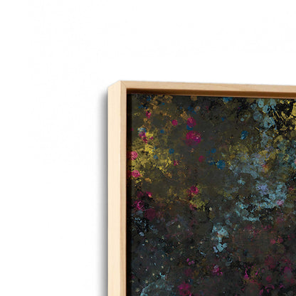[Color:American Maple], Picture of art in a American Maple frame at an angle