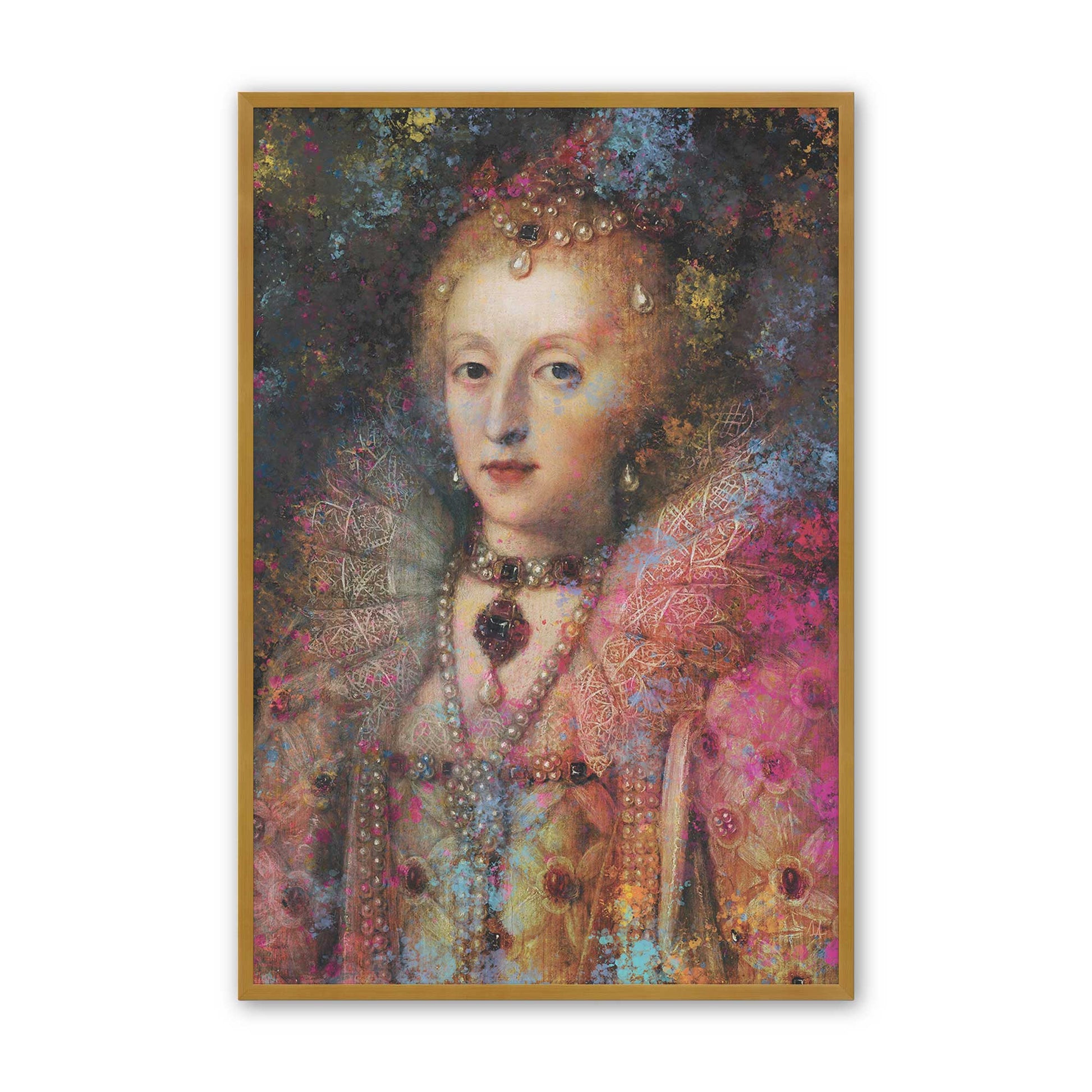 [Color:Polished Gold], Picture of art in a Polished Gold frame