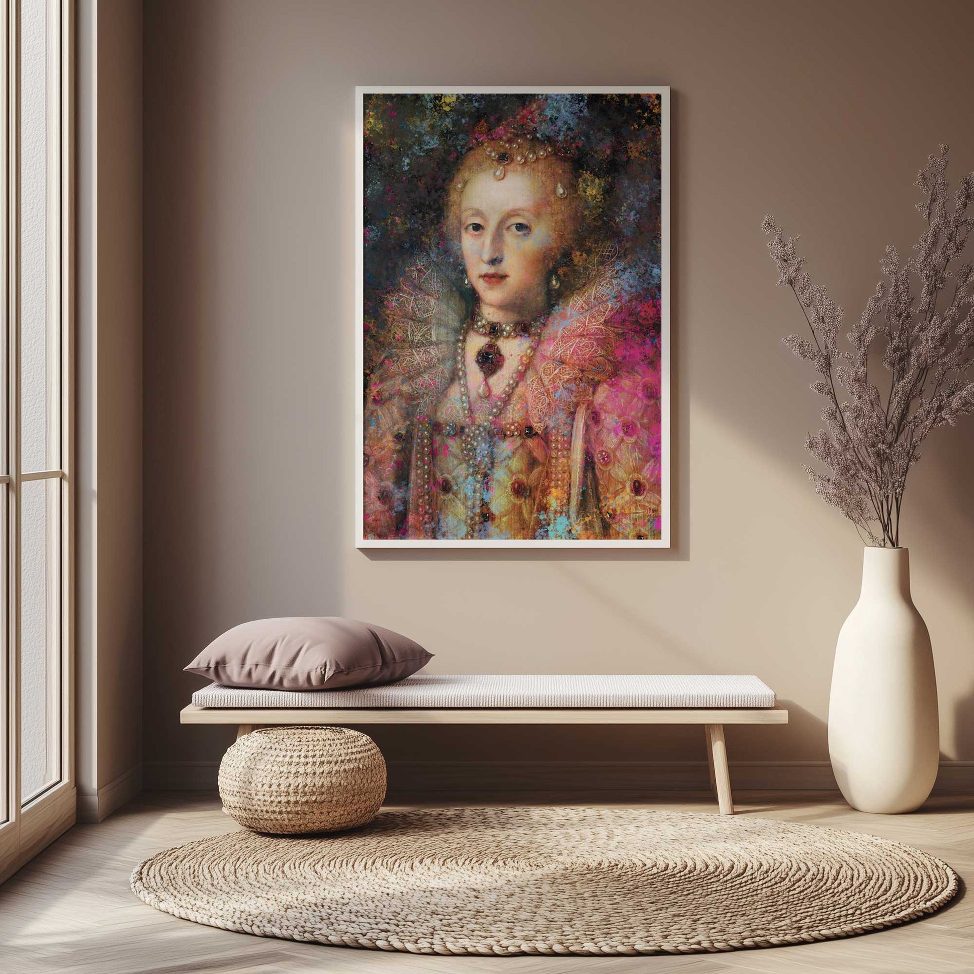 [SPECIAL],[LIFESTYLE], Picture of art hanging in a room