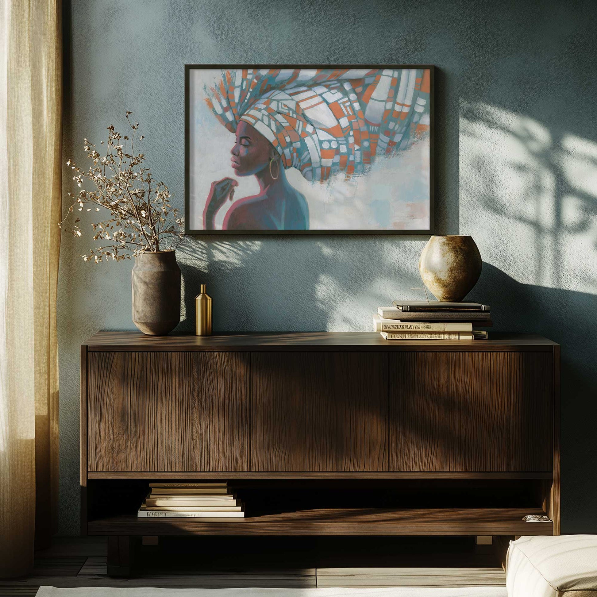 Picture of art in a room