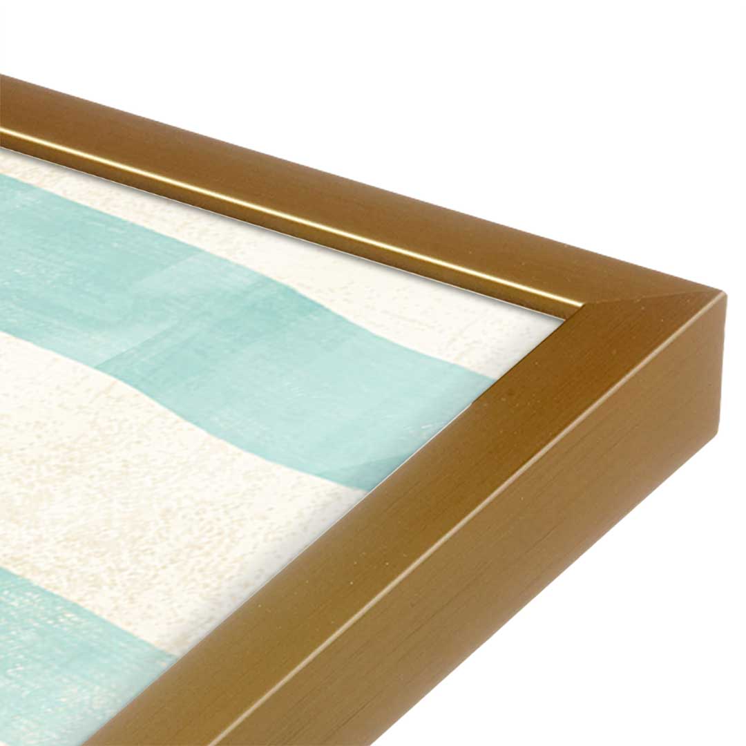 [Color:Polished Gold], Picture of art in a Polished Gold frame at an angle