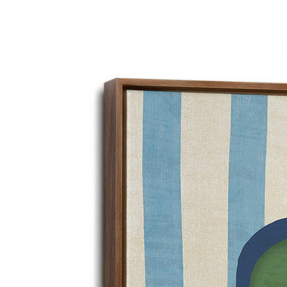 [Color:Walnut], Picture of art in a Walnut frame at an angle