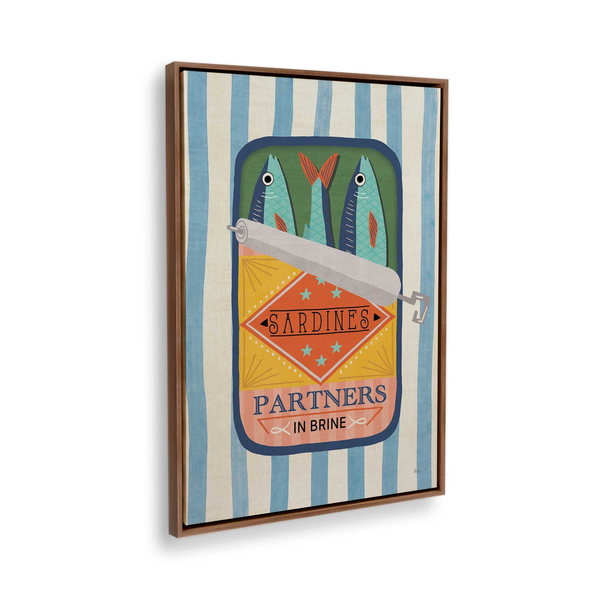 [Color:Walnut], Picture of the corner of the art