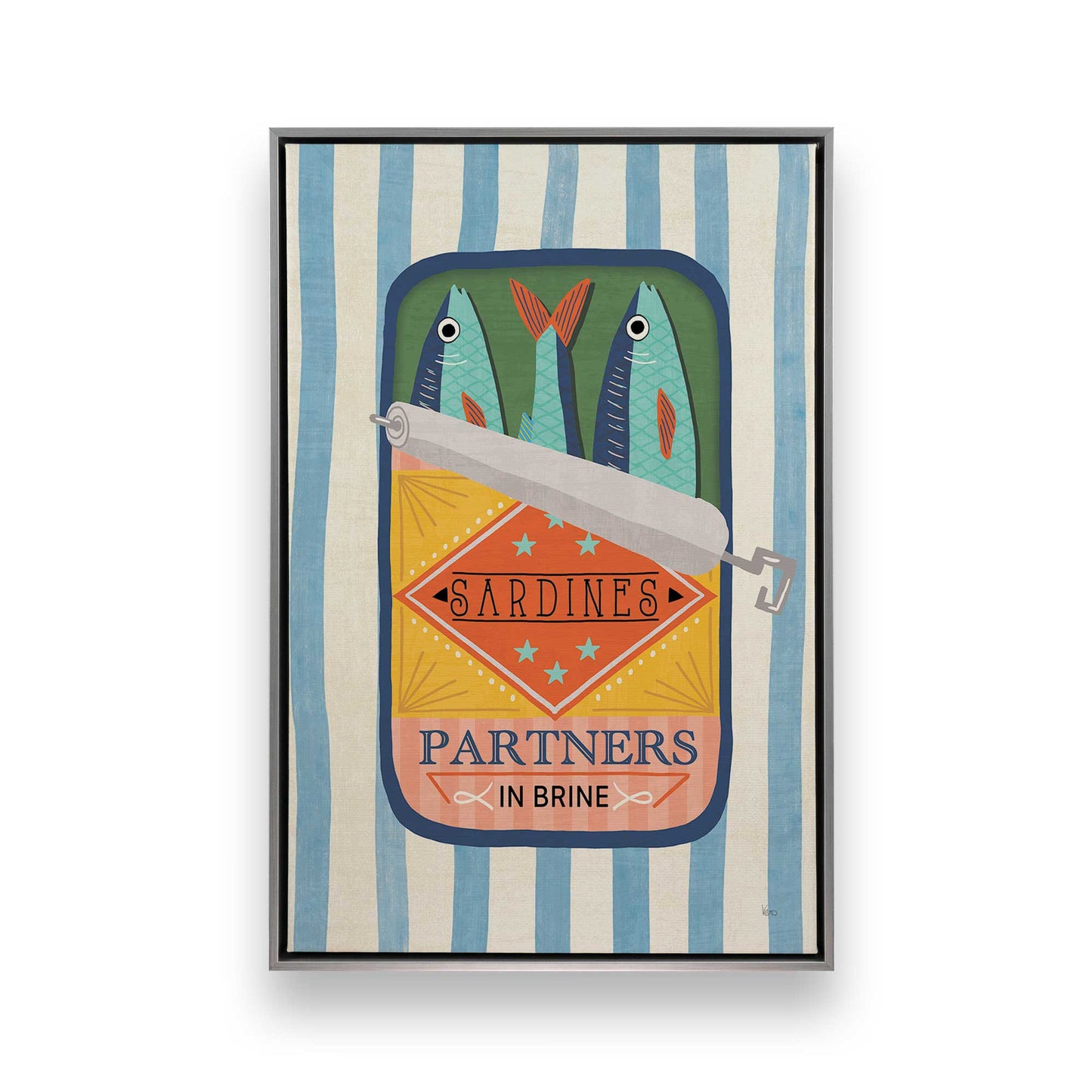 [Color:Polished Chrome], Picture of art in a Polished Chrome frame