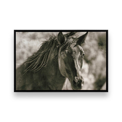 [Color:Satin Black], Picture of art in a Satin Black frame