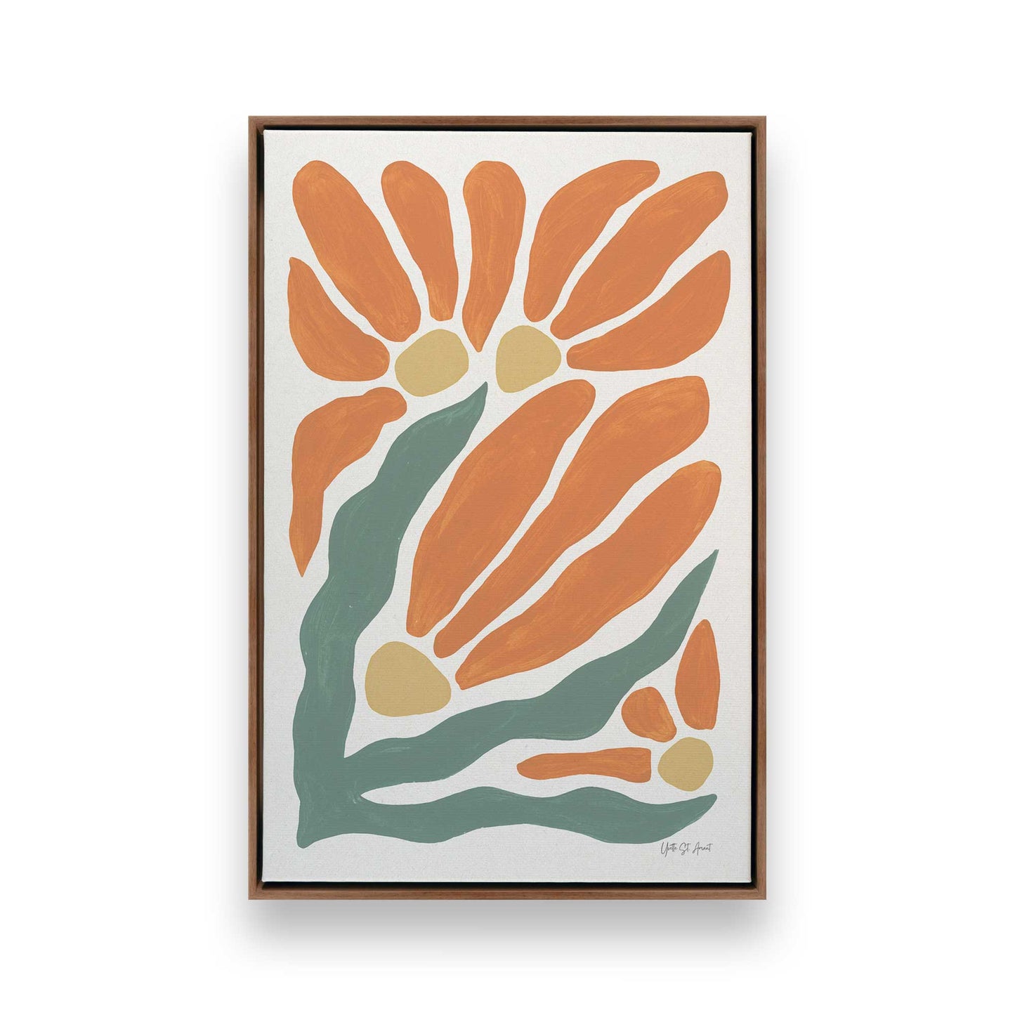 [Color:Walnut], Picture of art in a Walnut frame