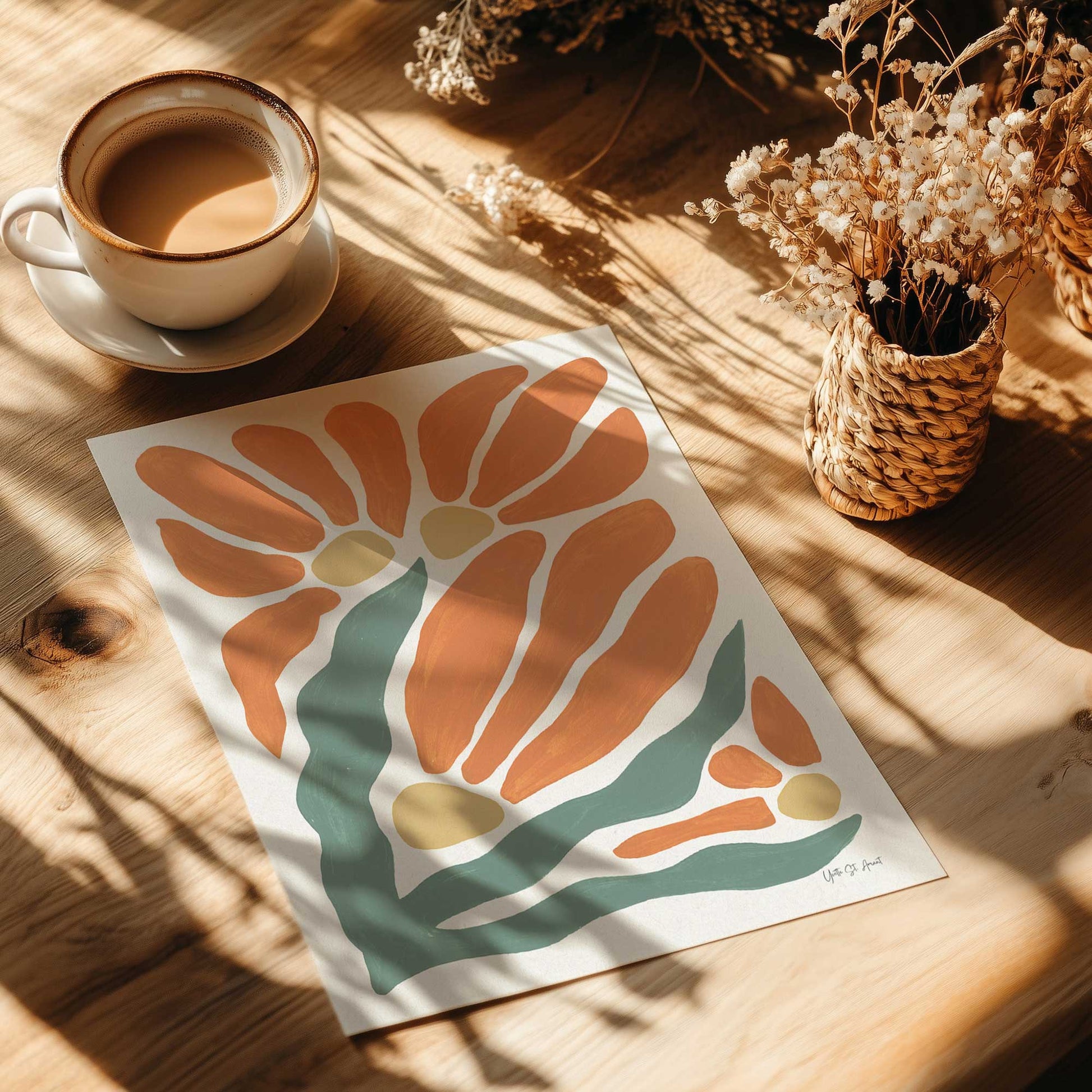 [Color:Rolled Print], Picture of close up of art