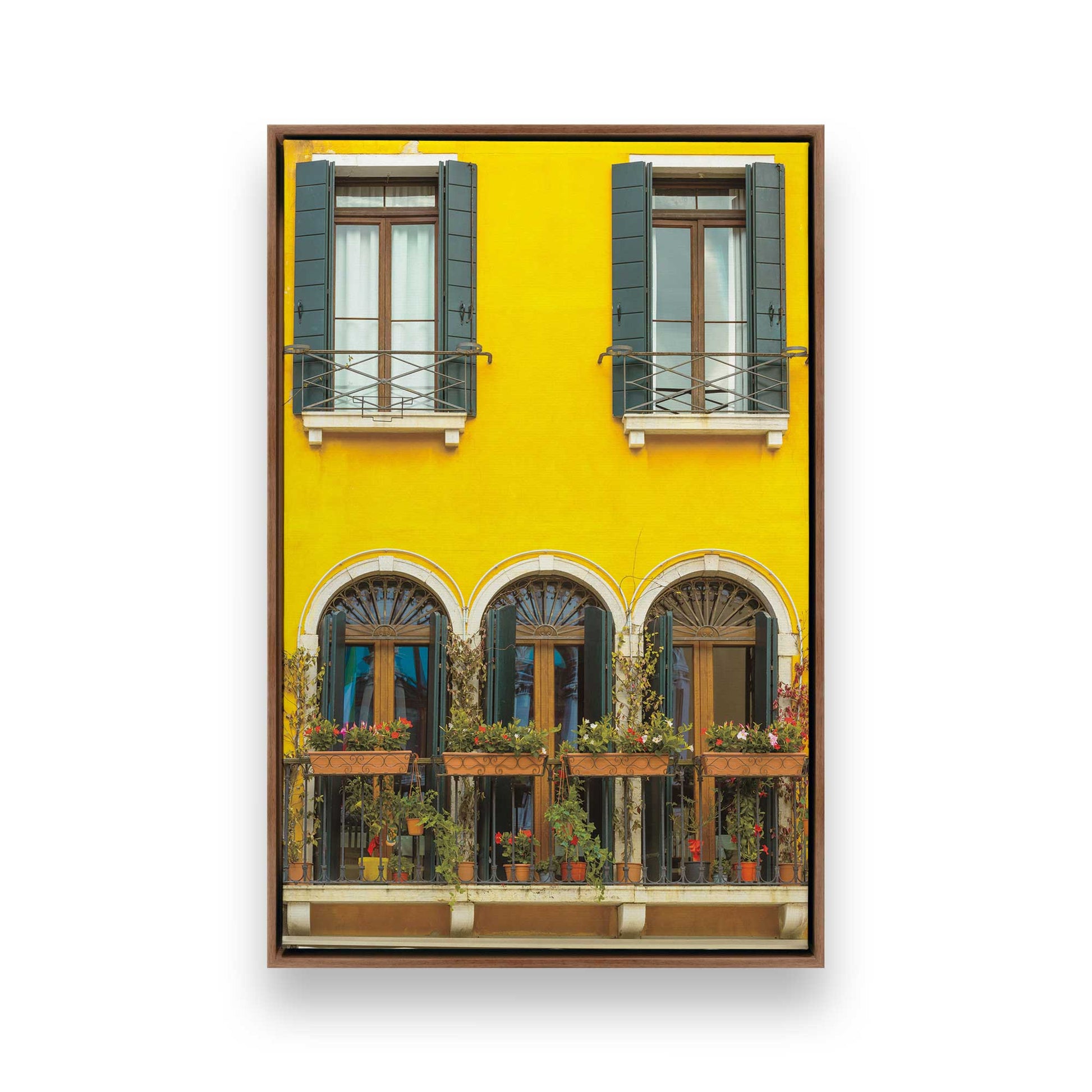 [Color:Walnut], Picture of art in a Walnut frame
