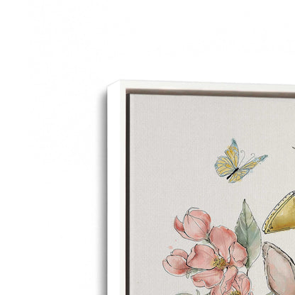 [Color:Opaque White], Picture of art in a White frame at an angle