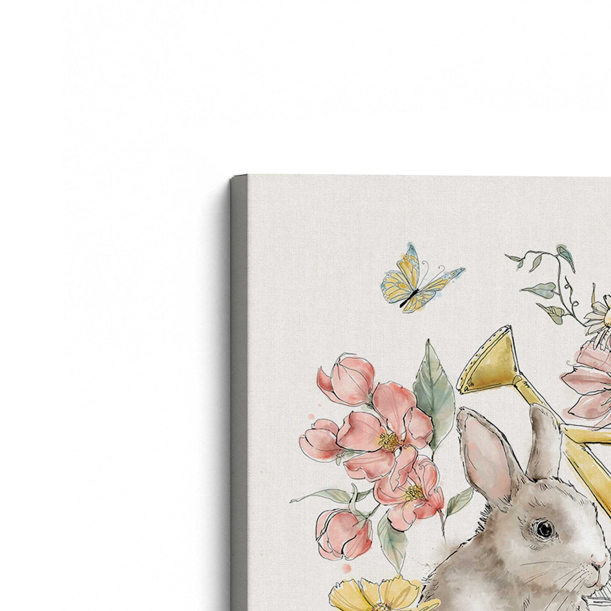 [Color:Stretched Canvas], Picture of the corner of the art