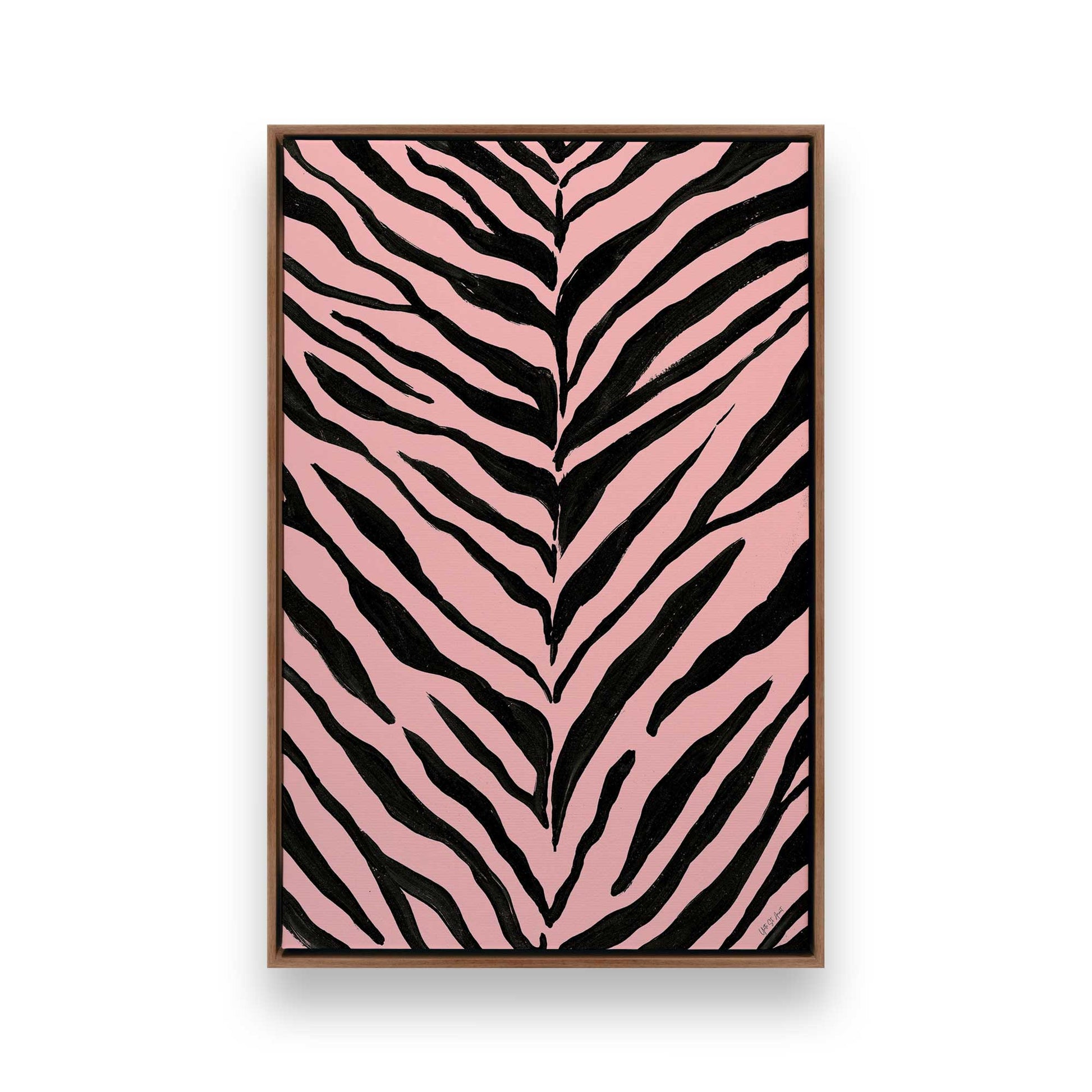 [Color:Walnut], Picture of art in a Walnut frame