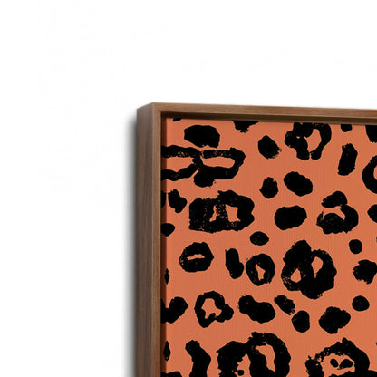 [Color:Walnut], Picture of art in a Walnut frame at an angle