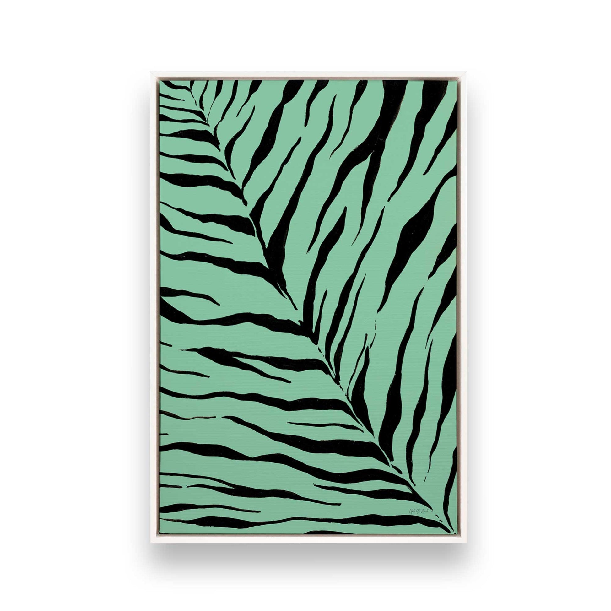 [Color:Opaque White], Picture of art in a White frame