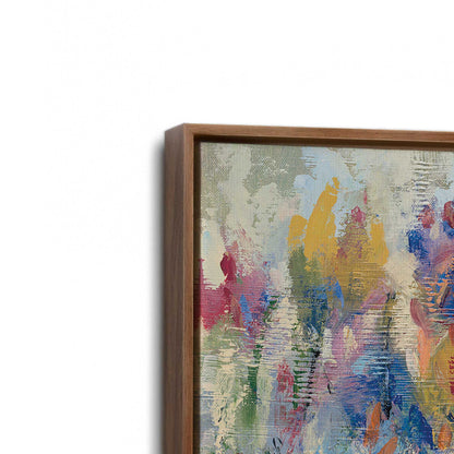 [Color:Walnut], Picture of art in a Walnut frame at an angle