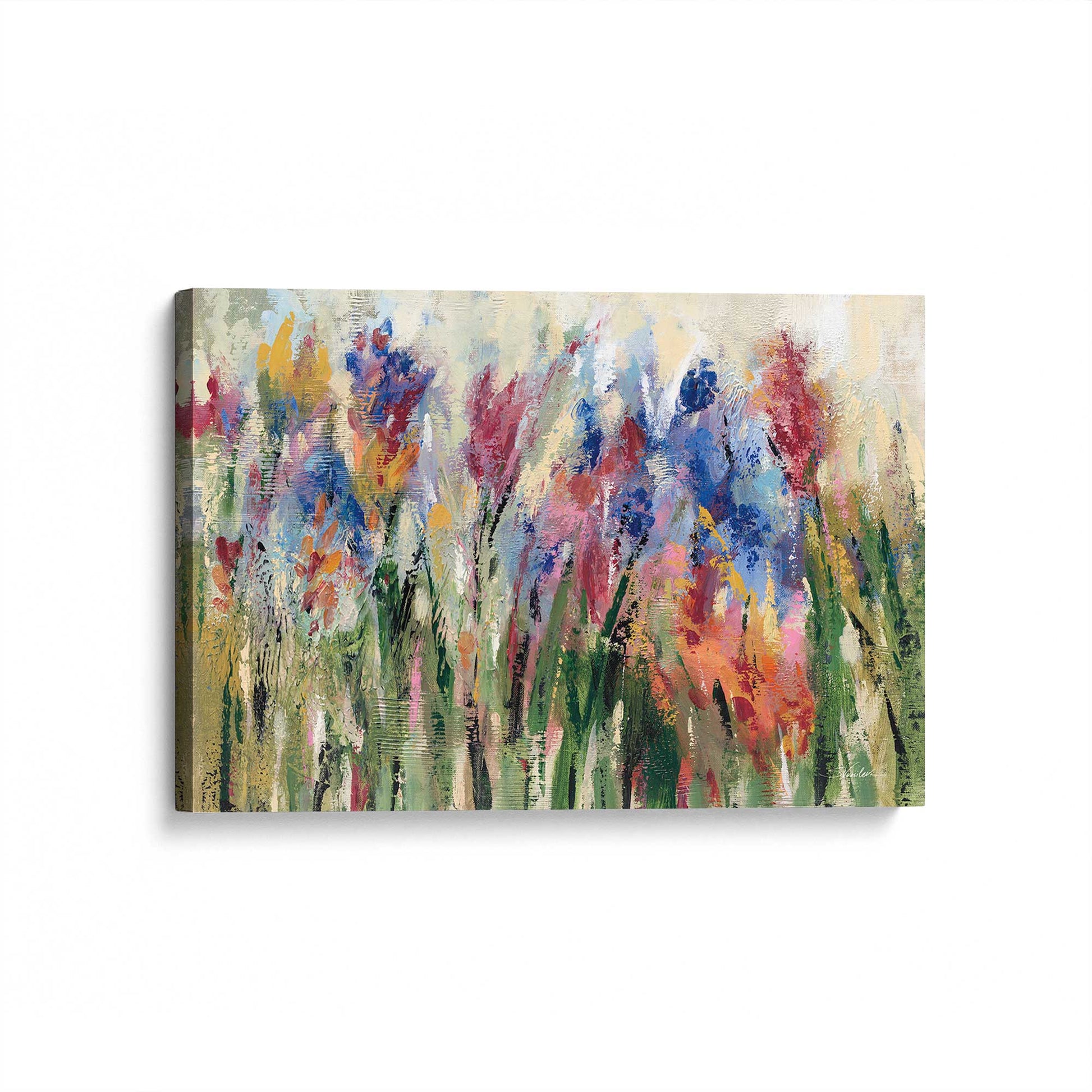 [Color:Stretched Canvas], Picture of art at an angle