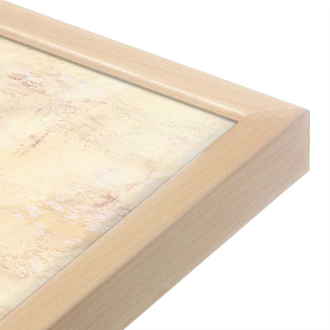 [Color:Raw Maple], Picture of art in a Raw Maple frame at an angle