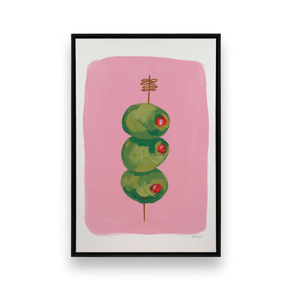 [Color:Satin Black], Picture of art in a Satin Black frame