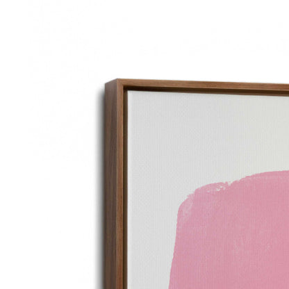[Color:Walnut], Picture of art in a Walnut frame at an angle