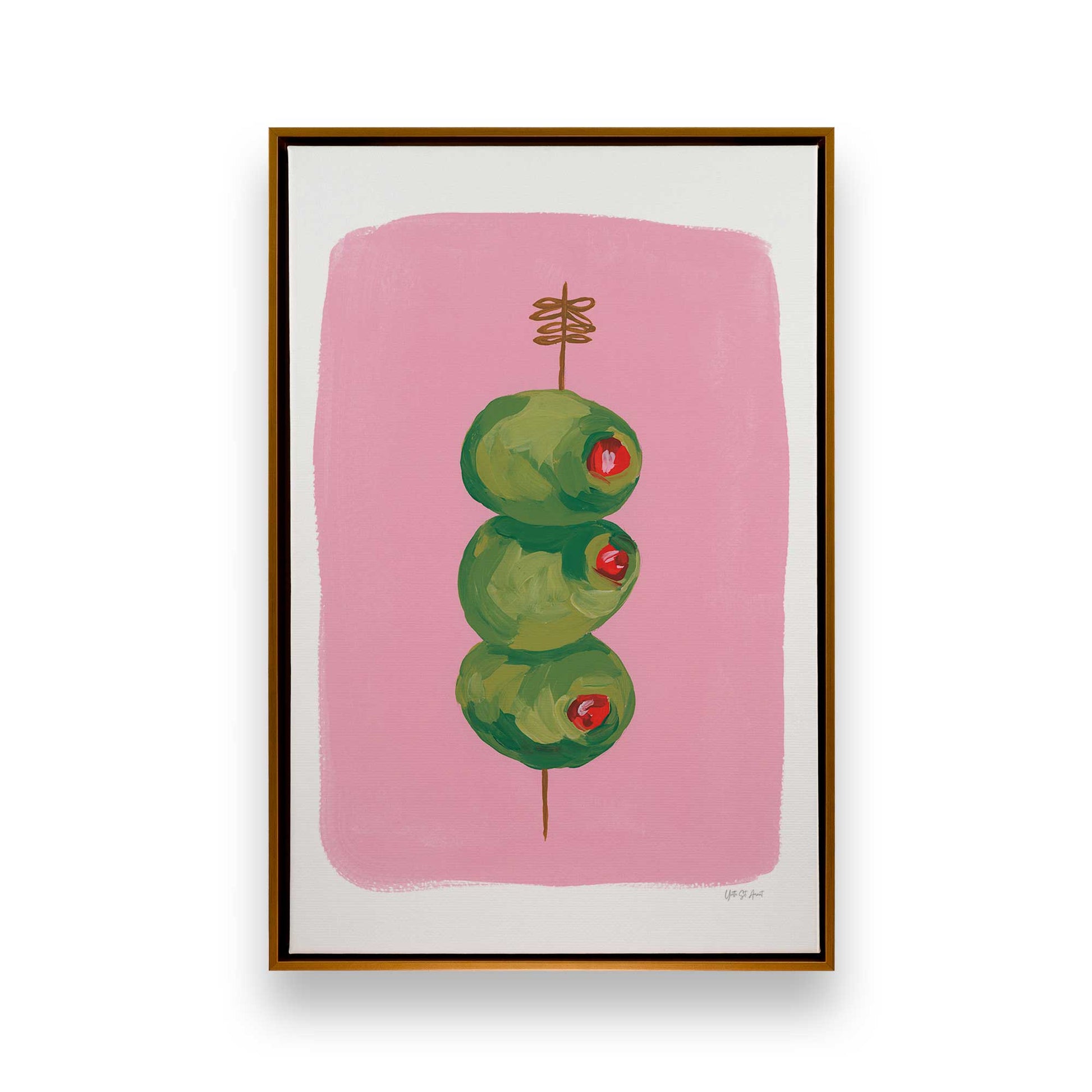 [Color:Polished Gold], Picture of art in a Polished Gold frame