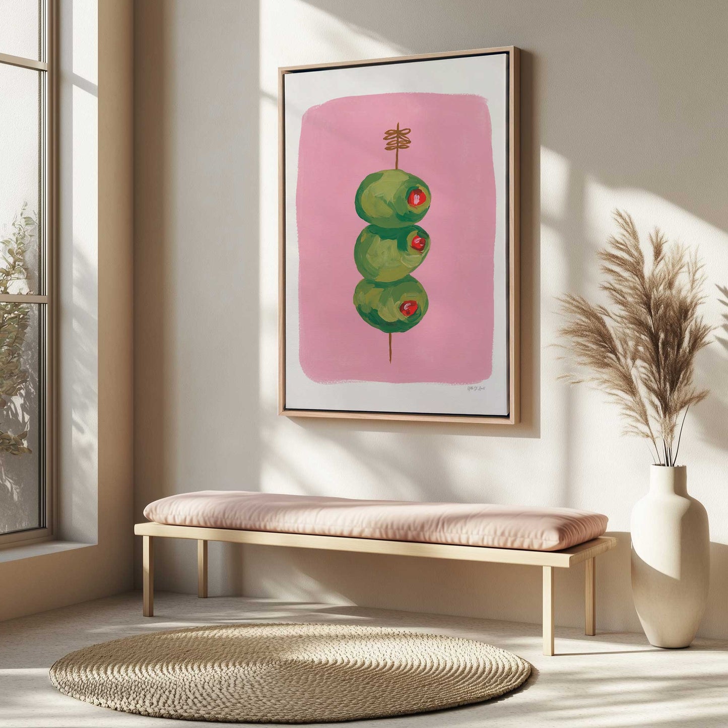 Picture of art in a room