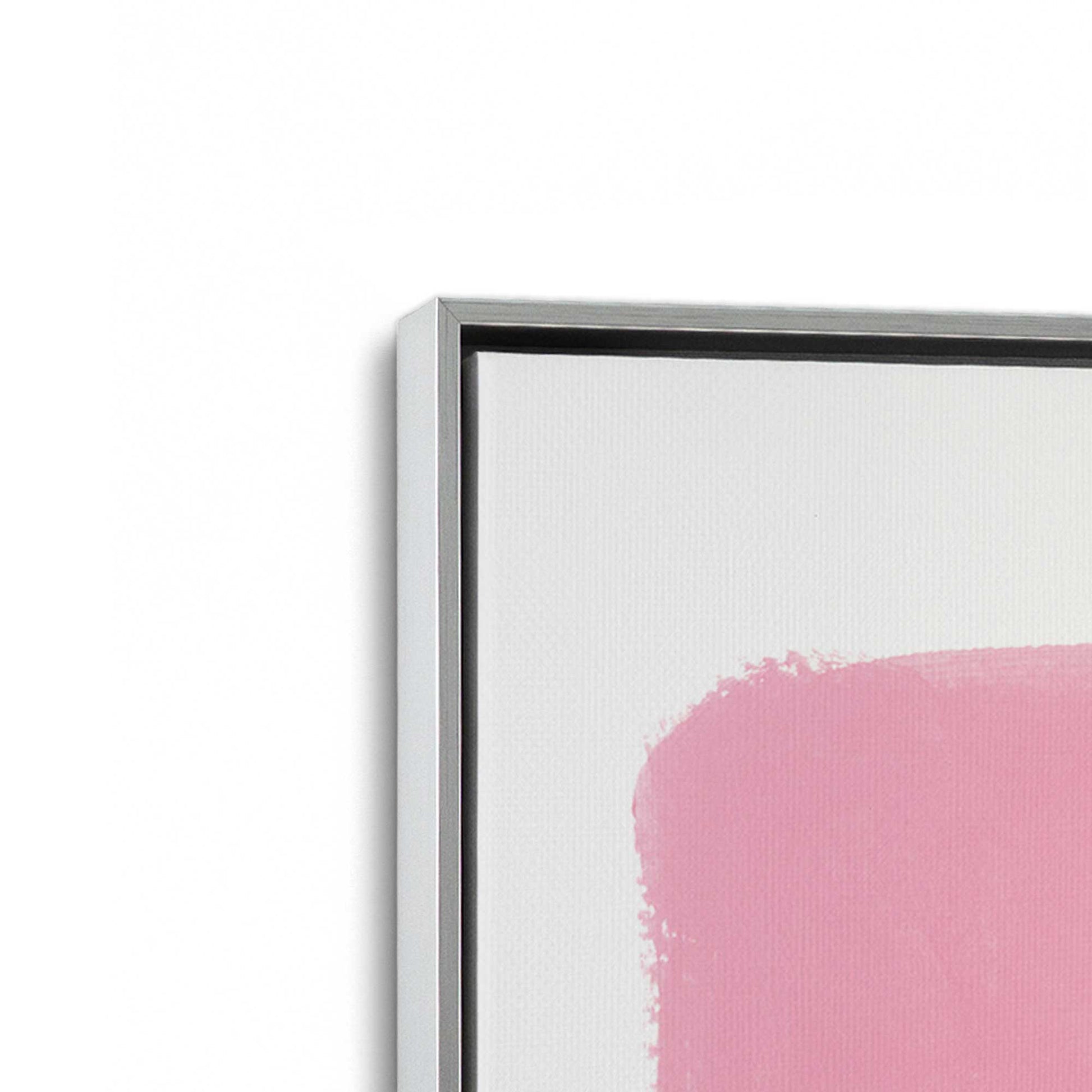 [Color:Polished Chrome], Picture of art in a Polished Chrome frame at an angle