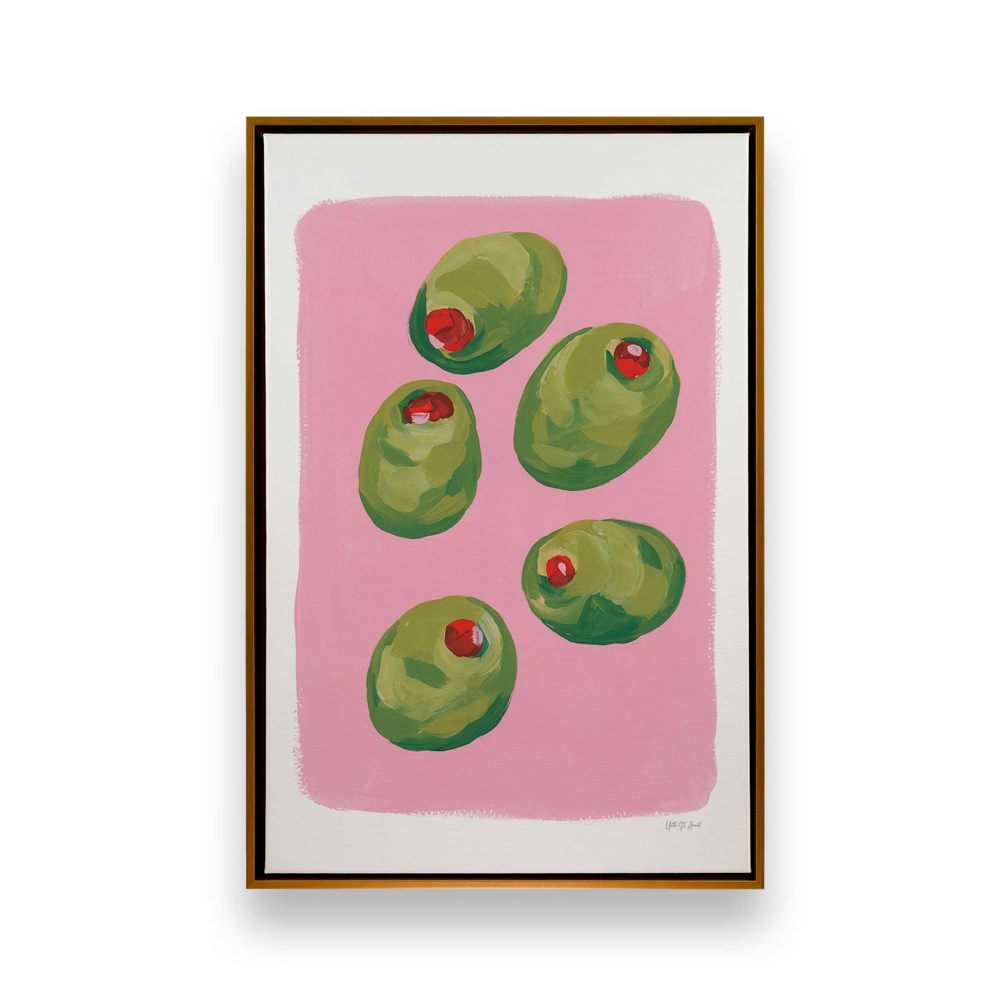 [Color:Polished Gold], Picture of art in a Polished Gold frame