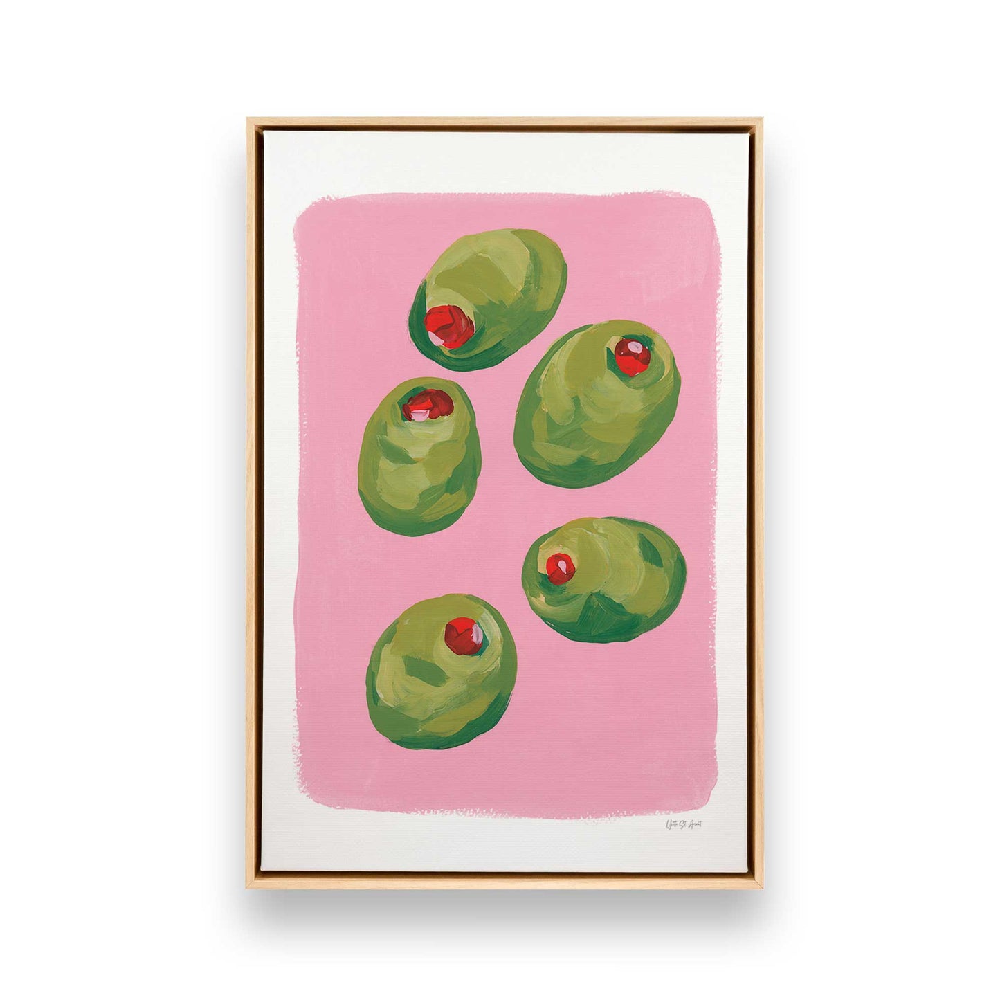 [Color:American Maple], Picture of art in a American Maple frame