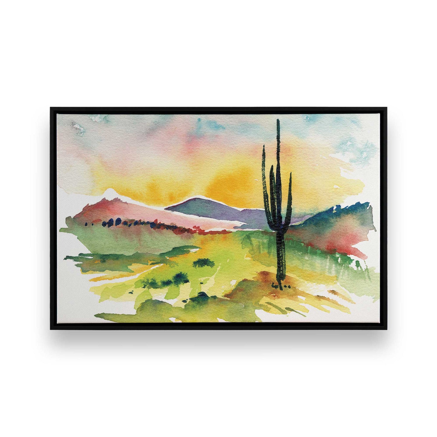 [Color:Satin Black], Picture of art in a Satin Black frame