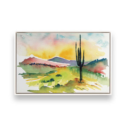 [Color:Opaque White], Picture of art in a White frame