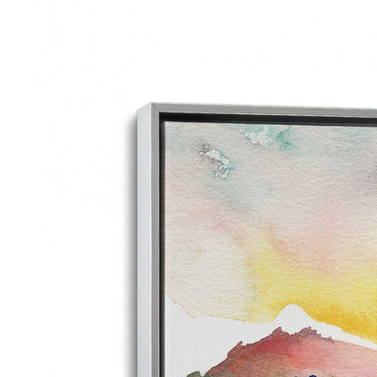 [Color:Polished Chrome], Picture of art in a Polished Chrome frame at an angle